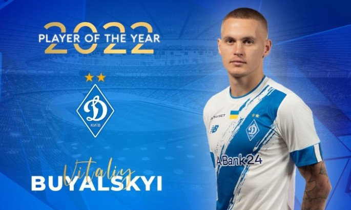 Буяльського визнано найкращим гравцем Динамо у 2022 році
