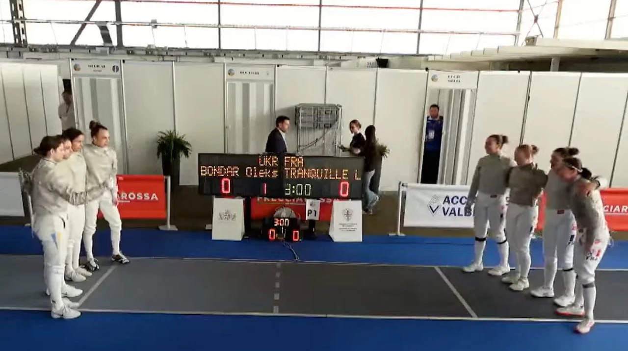 Українські шаблістки поступилися Франції у чвертьфіналі молодіжного чемпіонату Європи