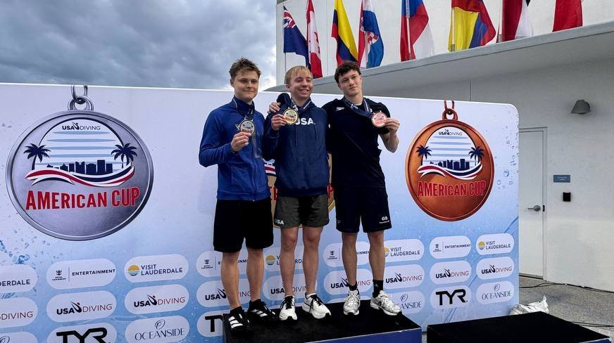 Середа завоевал серебро на Кубке США по прыжкам в воду