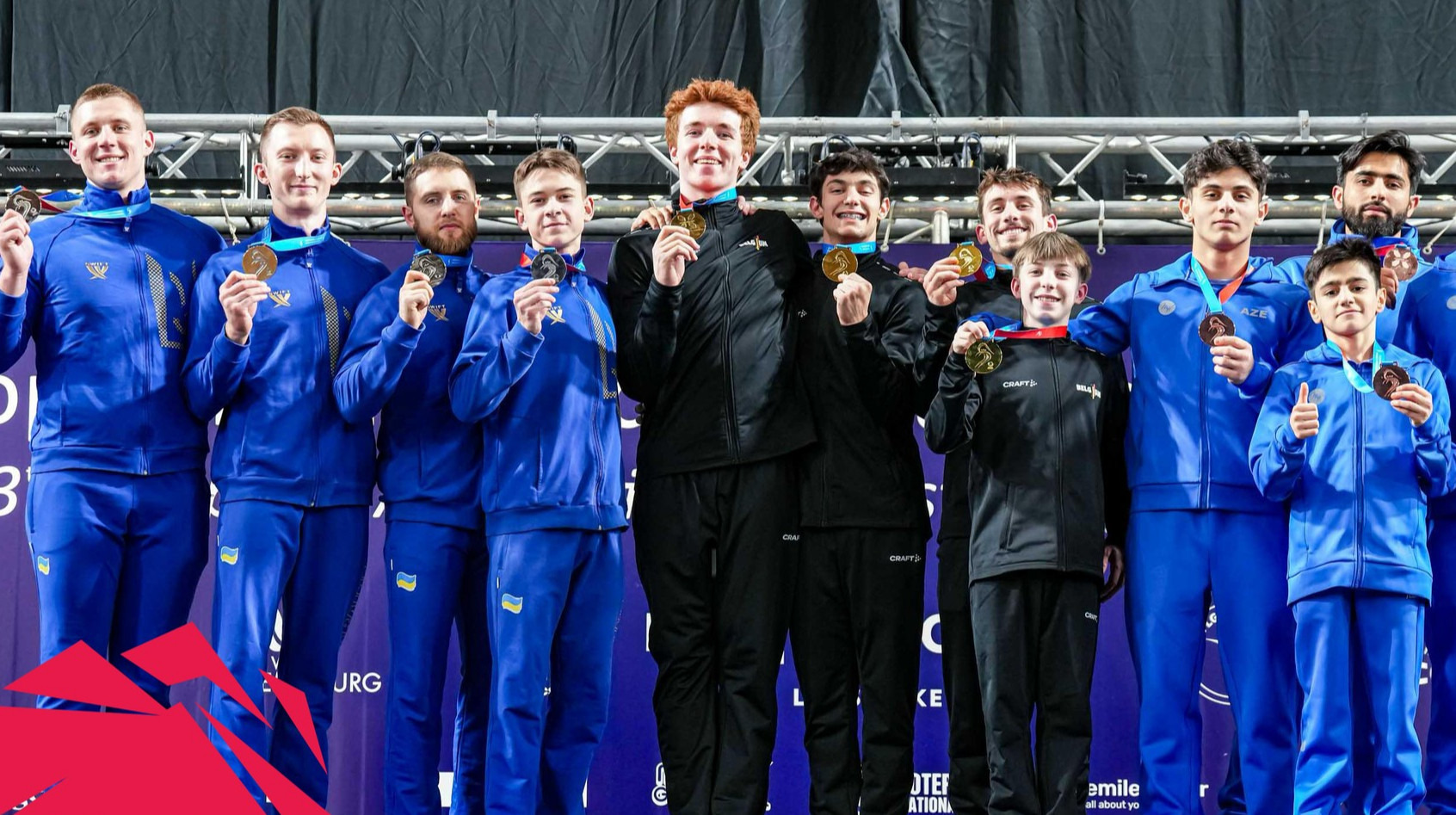 Збірна України з акробатики здобула срібло чемпіонату Європи