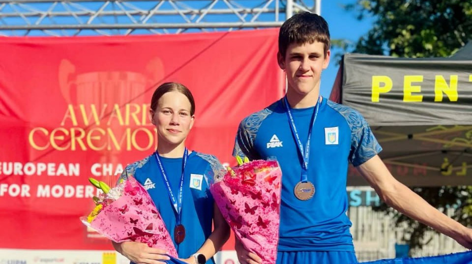 Украинцы завоевали бронзовую медаль по современному пятиборью на чемпионате Европы