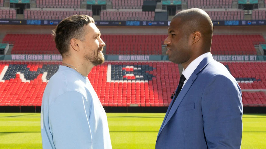 Олександр Усик та Даніель Дюбуа