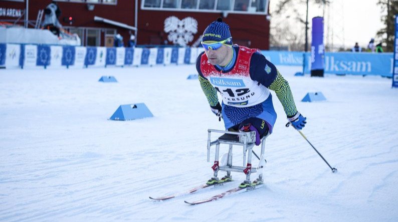 Баль на фінішній прямій програв боротьбу за медаль у спринті паралижних гонок