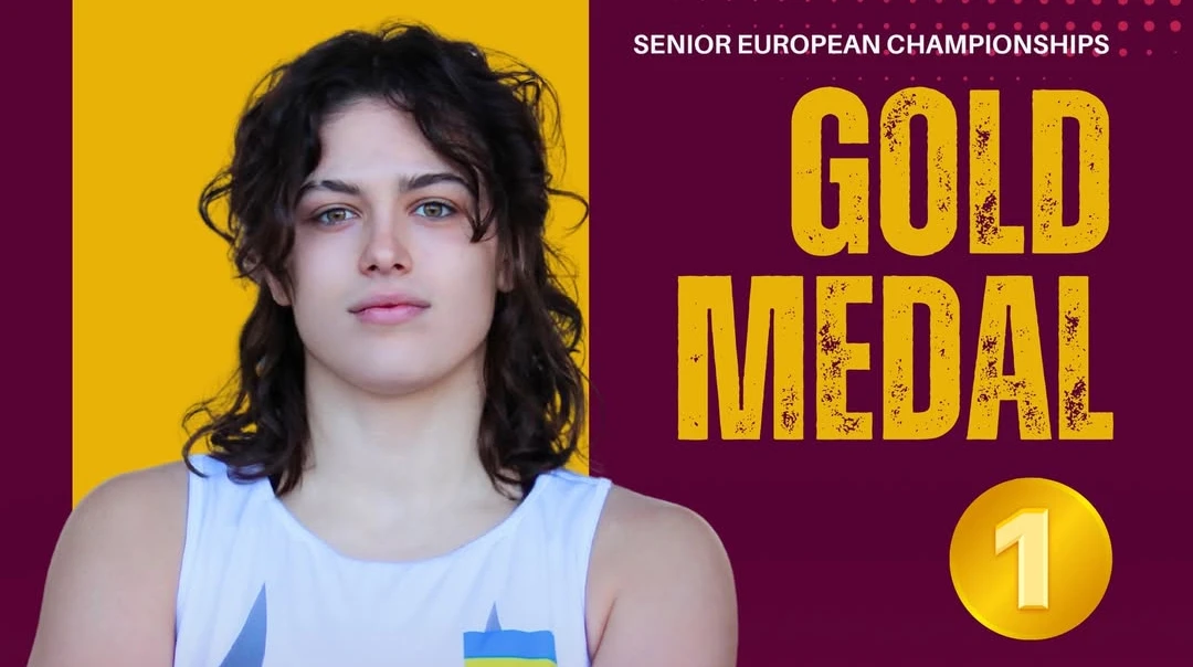 Третє золото України за день: Соколовська – чемпіонка Європи-2026 з боротьби