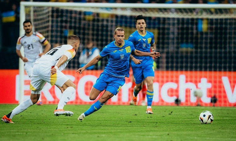 Збірна України зіграла внічию з Німеччиною у товариському матчі