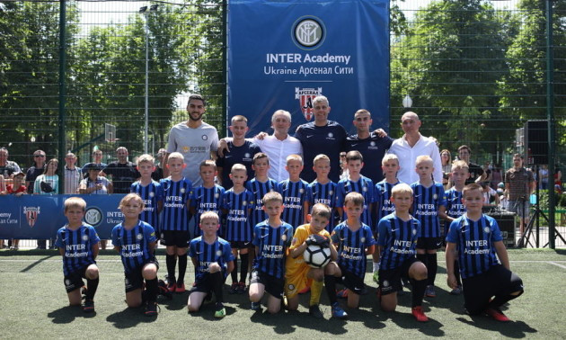 Інтер відкрив футбольну школу в Україні