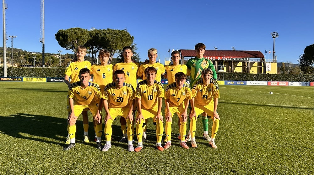 Юношеская сборная Украины разгромно проиграла Италии в контрольном матче