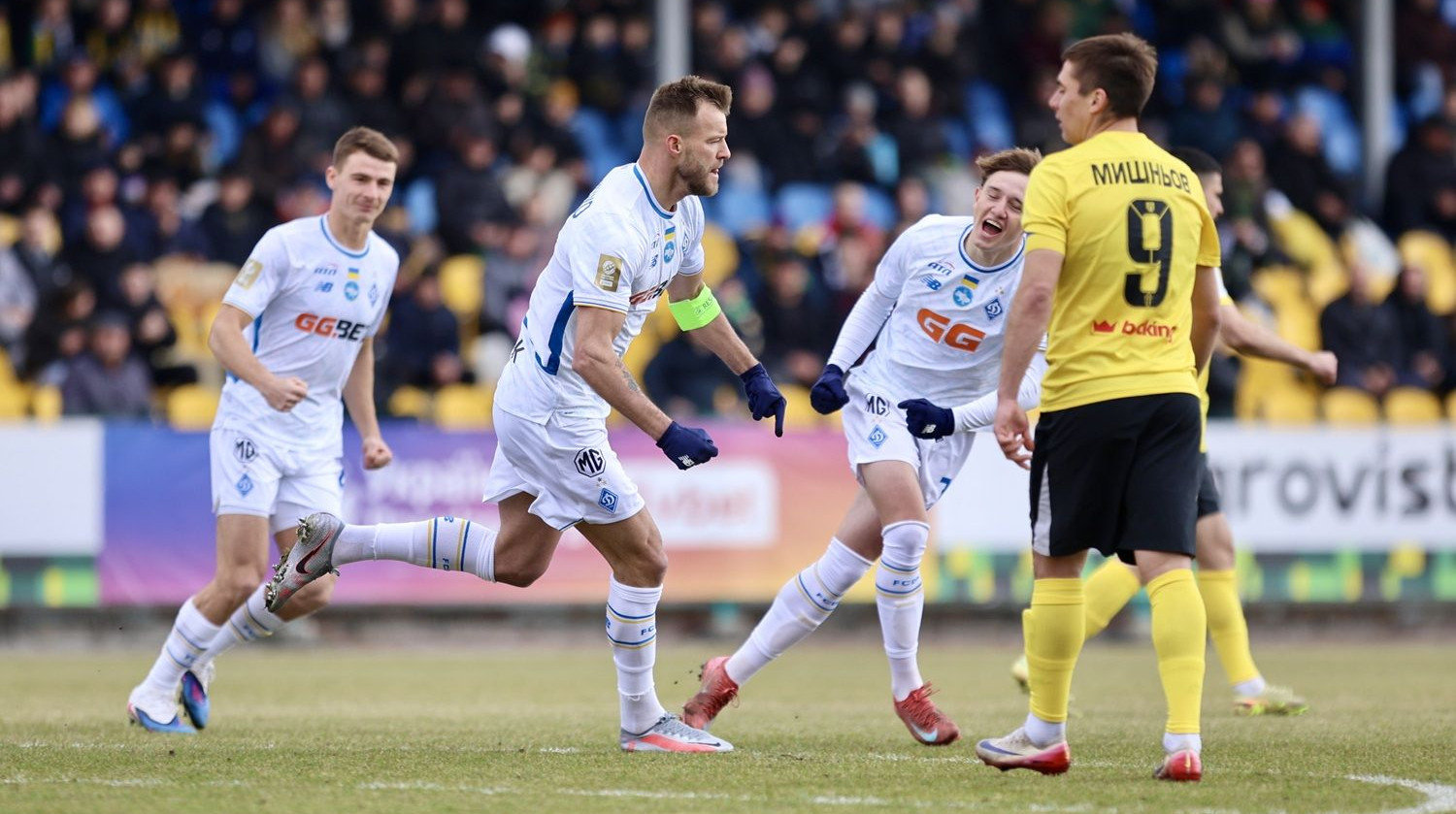 Динамо з голами Ярмоленка та Пономаренка розгромило Олександрію у 21 турі УПЛ