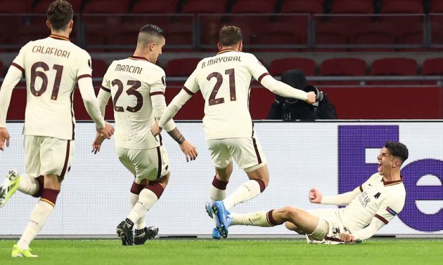 Рома обіграла Аякс, Славія вирвала нічию в Арсенала у чвертьфіналі Ліги Європи