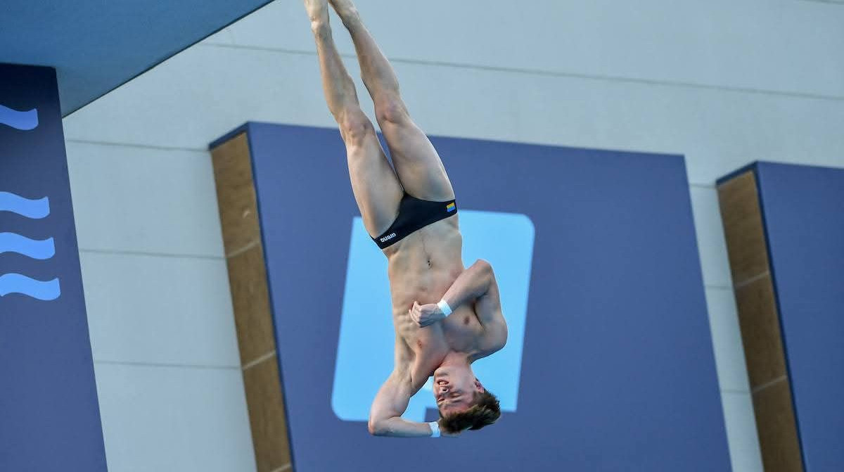 Wednesday became the European Champion from jumping into water from a 10-meter tower | Jumping into water