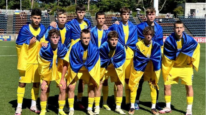 Сборная Украины U-17 проиграла Бельгии в отборе на Евро-2025, но вышла дальше