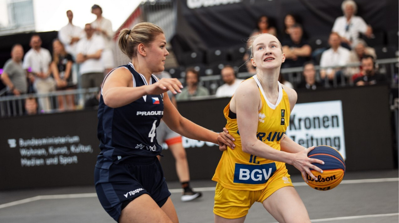 Сборная Украины 3х3 стартовала с победы на этапе Женской серии в Вене