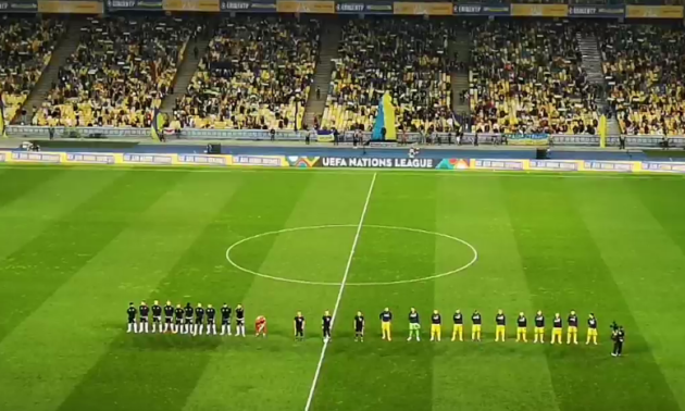 Дзідзьо фантастично виконав гімн України перед матчем Ліги націй