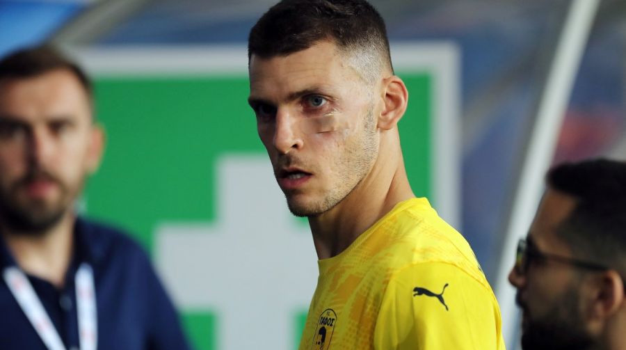 Вратарь Пафоса попал в больницу после матча с Динамо