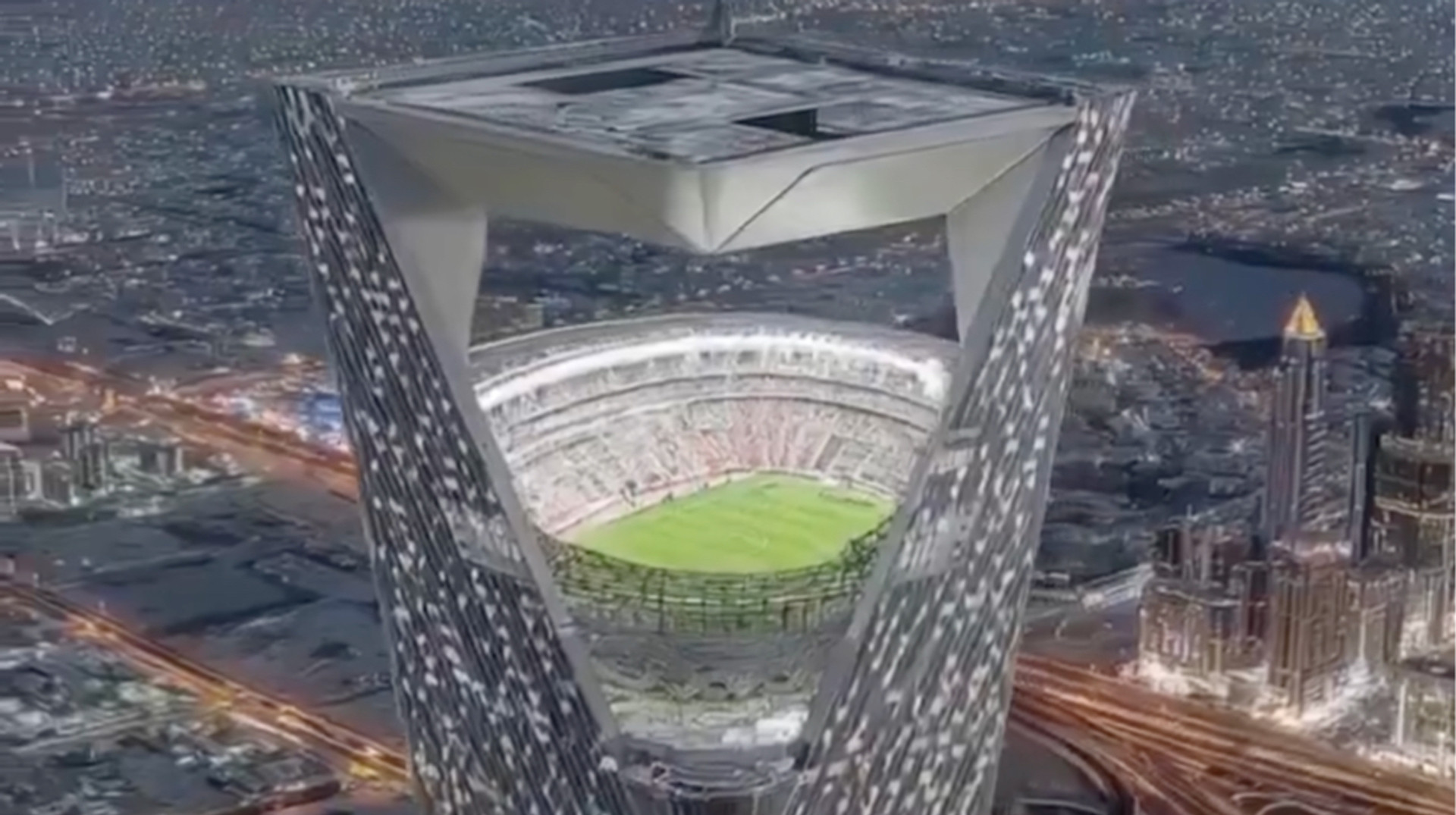 Стадион в небесах: Саудовская Аравия шокирует мир планами возвести арену на небоскребе