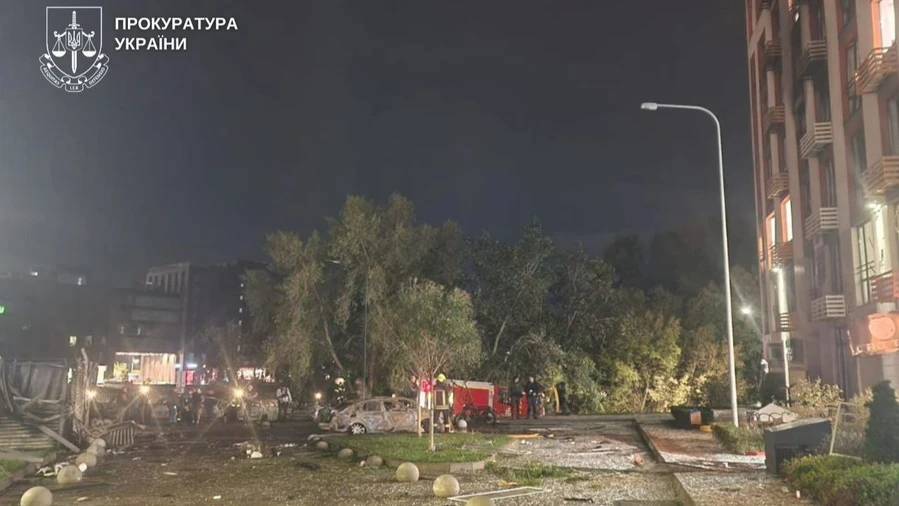 Російська атака на Київ: дрон влучив у ЖК, де мешкає півзахисник Динамо