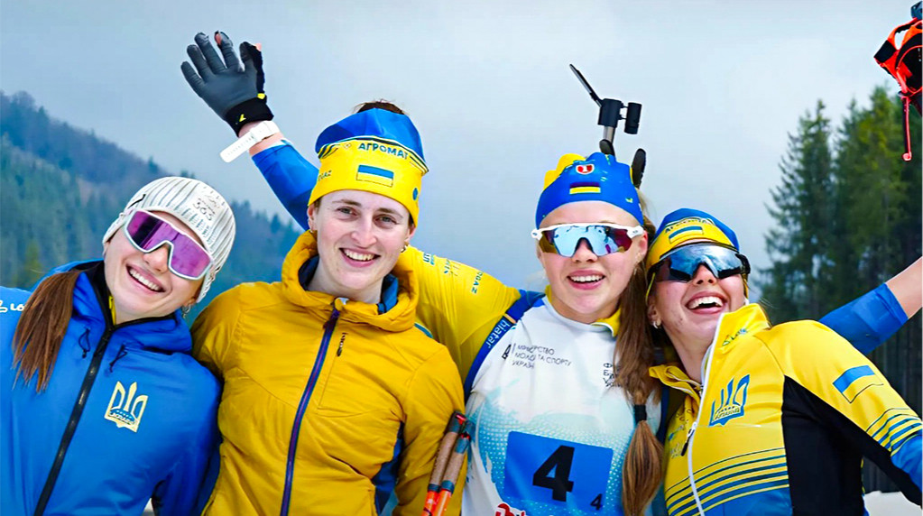 Київські біатлоністки стали чемпіонками України в естафеті, чоловічу гонку виграла команда Тернопільщини