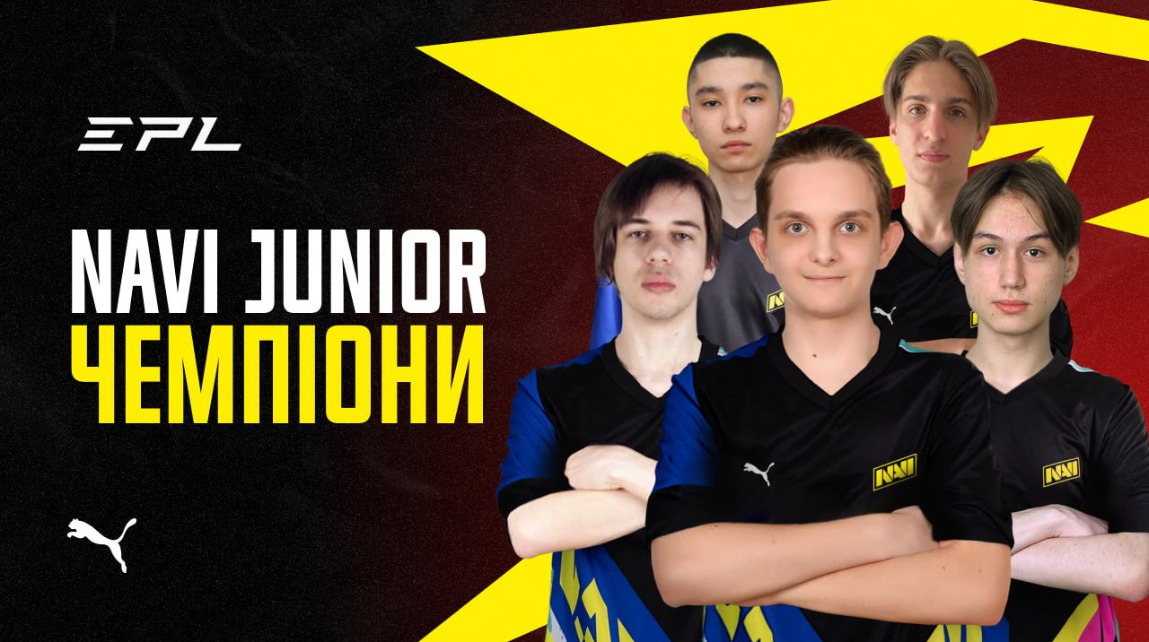 NAVI Junior стали чемпіонами European Pro League Season 20