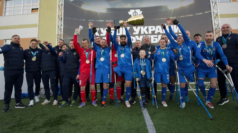 Оформили золотий дубль: Покрова АМП стала володарем першого в історії Кубку України з ампфутболу