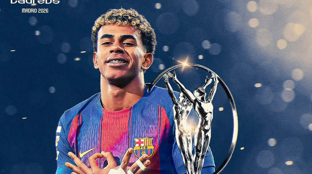 Іноді я помиляюся, але мені 18 років: Ямал виграв премію Laureus Молодий спортсмен року та звернувся до фанатів