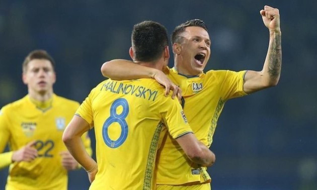 ТОП-5 голів забитих збірною України у 2019 році