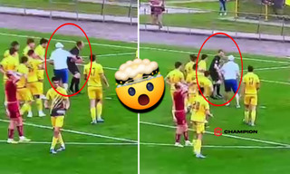 Вболівальник вдарив суддю у живіт під час матчу чемпіонату України U-19 - ВІДЕО