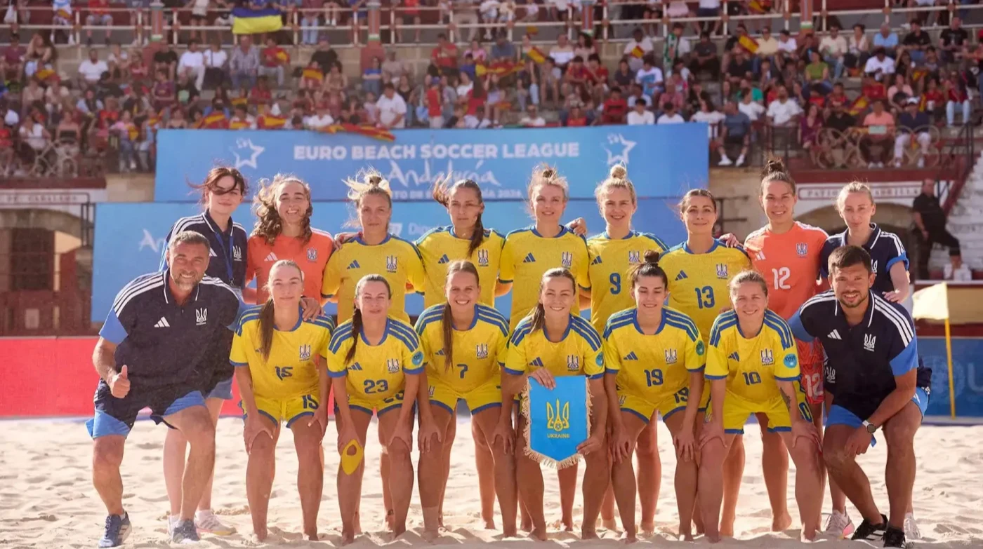 Україна посіла третє місце в групі на турнірі Beachsoccer Euroleague