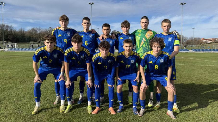 Юнацька збірна України розписала нічию з Хорватією в межах підготовки до відбору на Євро-2026
