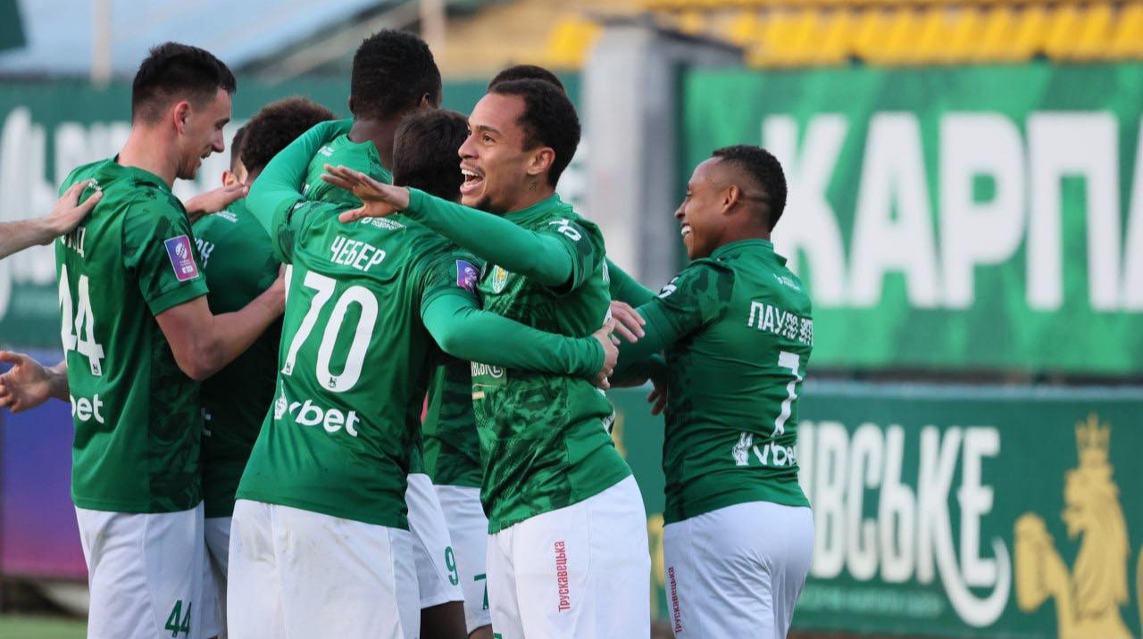 Карпати з дублем Бруніньйо розгромили Оболонь у 21 турі УПЛ