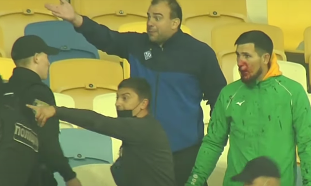 Фанати Динамо побили уболівальників Олександрії на НСК Олімпійський