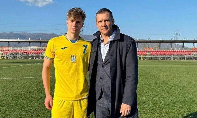 Шевченко привітав сина з дебютом за юнацьку збірну України
