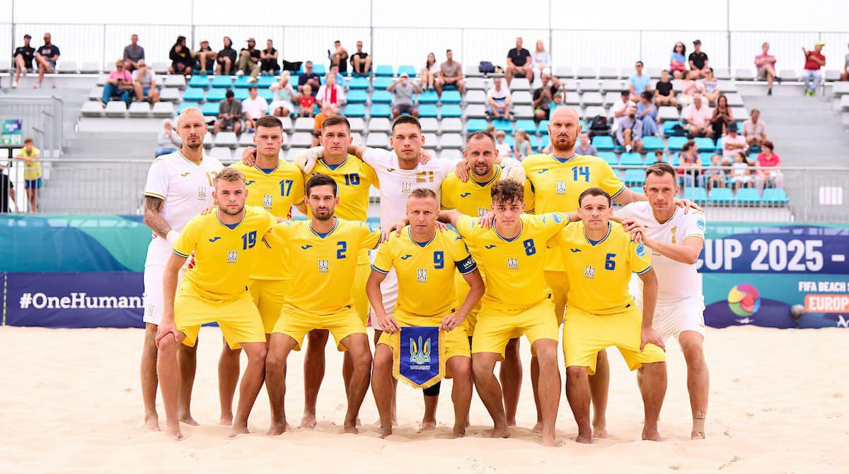 Сборная Украины сыграет на международном турнире Beach Soccer Cup 2025: известны соперники