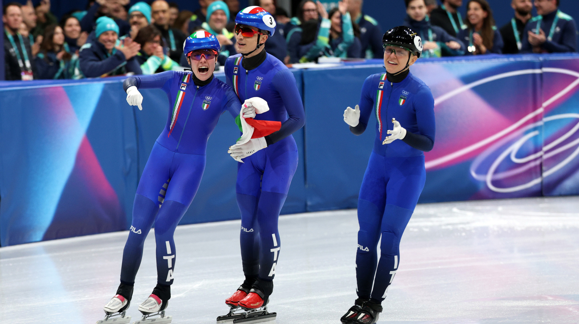 Італія виграла золото у шорт-треку в міксті, Нідерланди побили олімпійський рекорд
