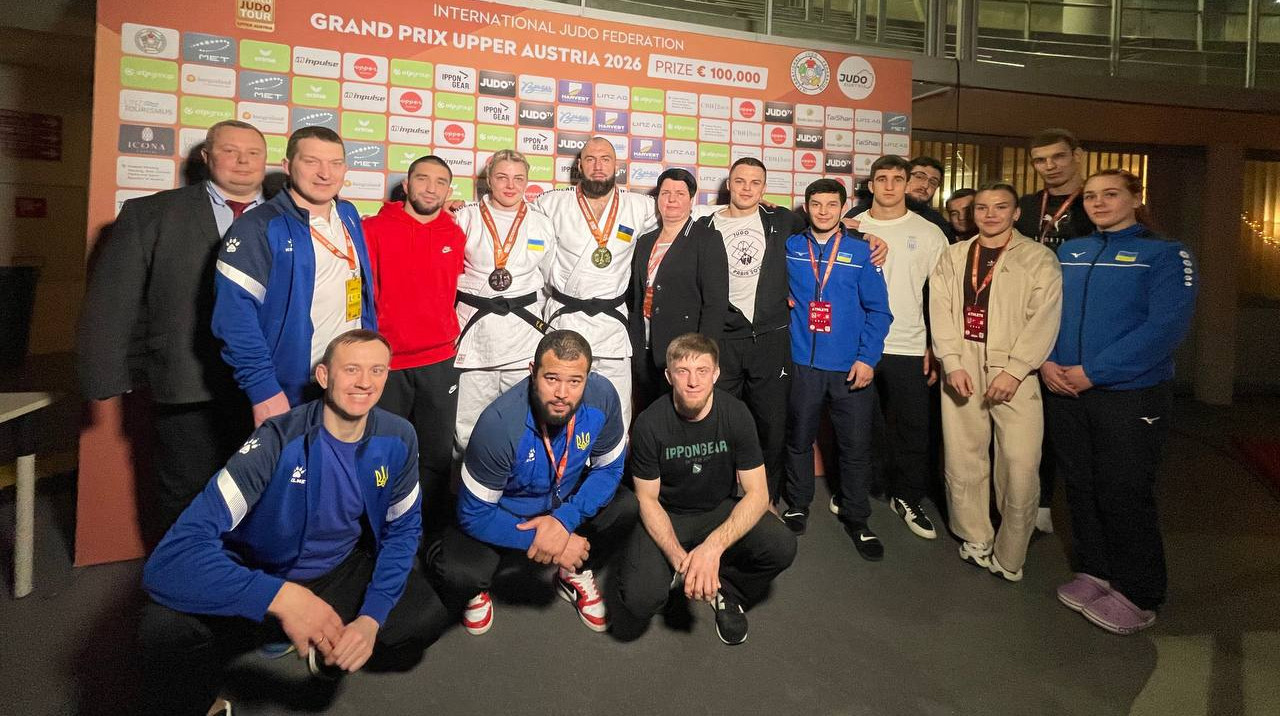 Українські дзюдоїсти здобули повний комплект нагород на Гран-прі в Лінці