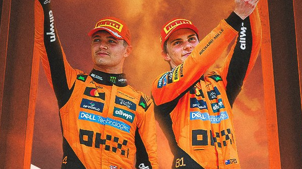 Ландо Норріс та Оскар Піастрі