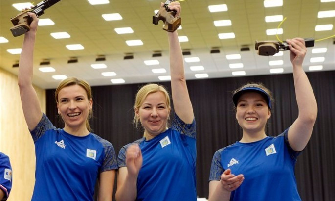 Українки здобули срібло чемпіонату Європи у стрільбі з малокаліберного пістолета