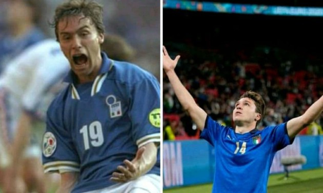 Енріко та Федеріко К'єзи стали першими батьком і сином, які забивали голи на Євро