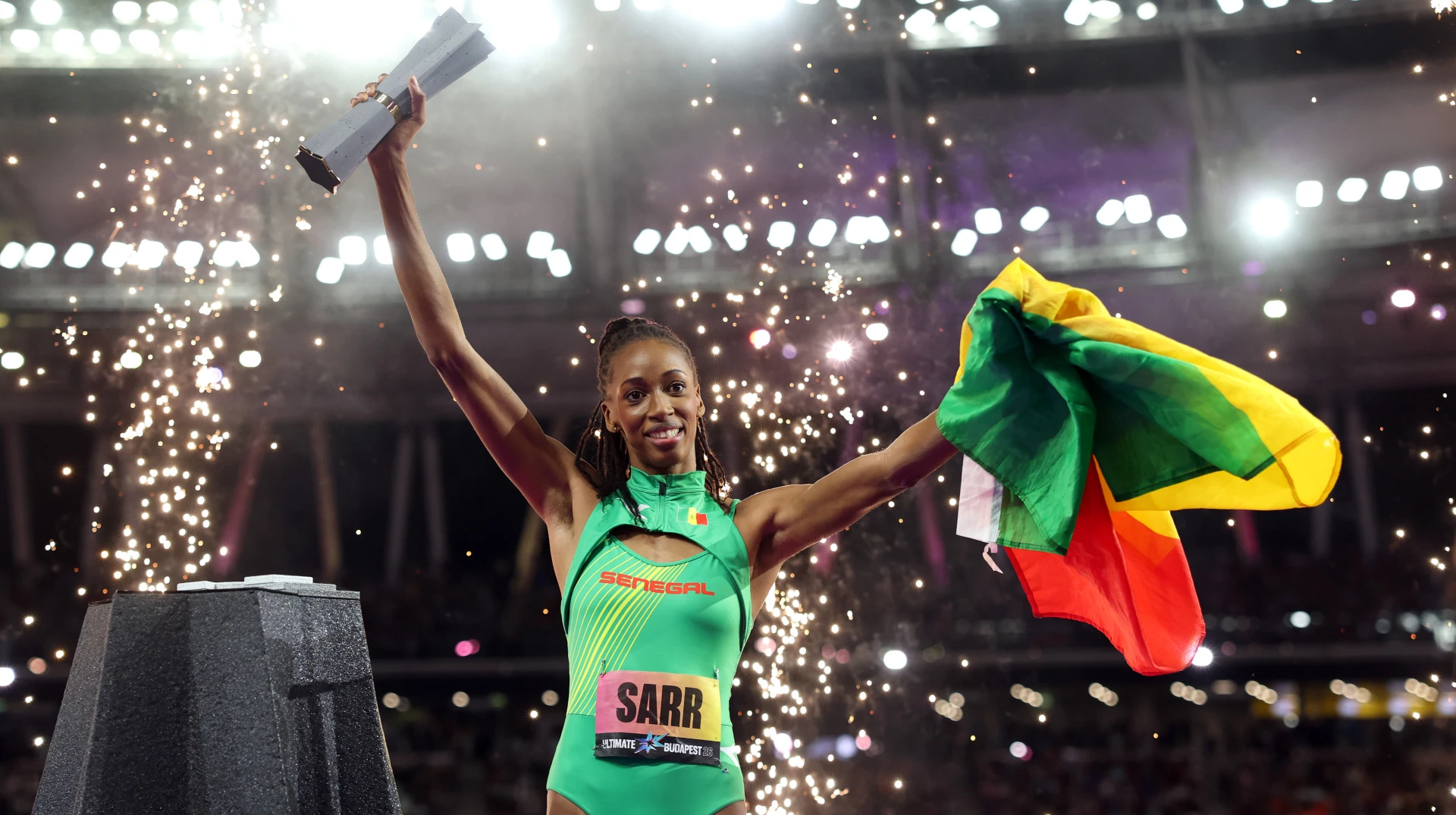 23-річна сенегалка Сарр стала абсолютною чемпіонкою світу в потрійному стрибку