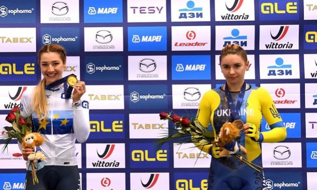 Українка здобула медаль на чемпіонаті Європи з велотреку