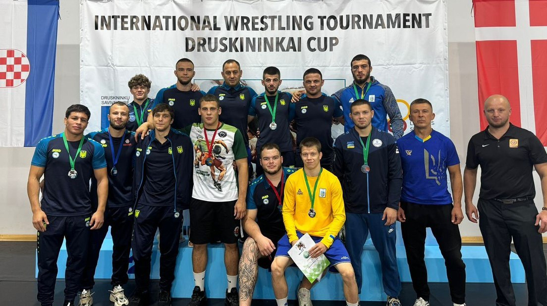 Українські борці греко-римського стилю здобули 9 нагород на міжнародному турнірі у Литві