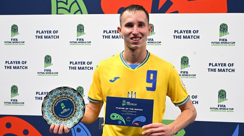 Абакшин получил серебряную бутсу чемпионата мира по футзалу