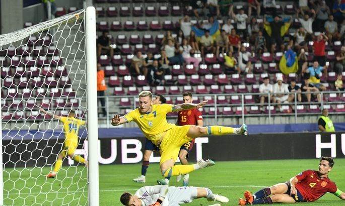 Збірна України не втримала перемогу над Іспанією в матчі Євро-2023 U-21