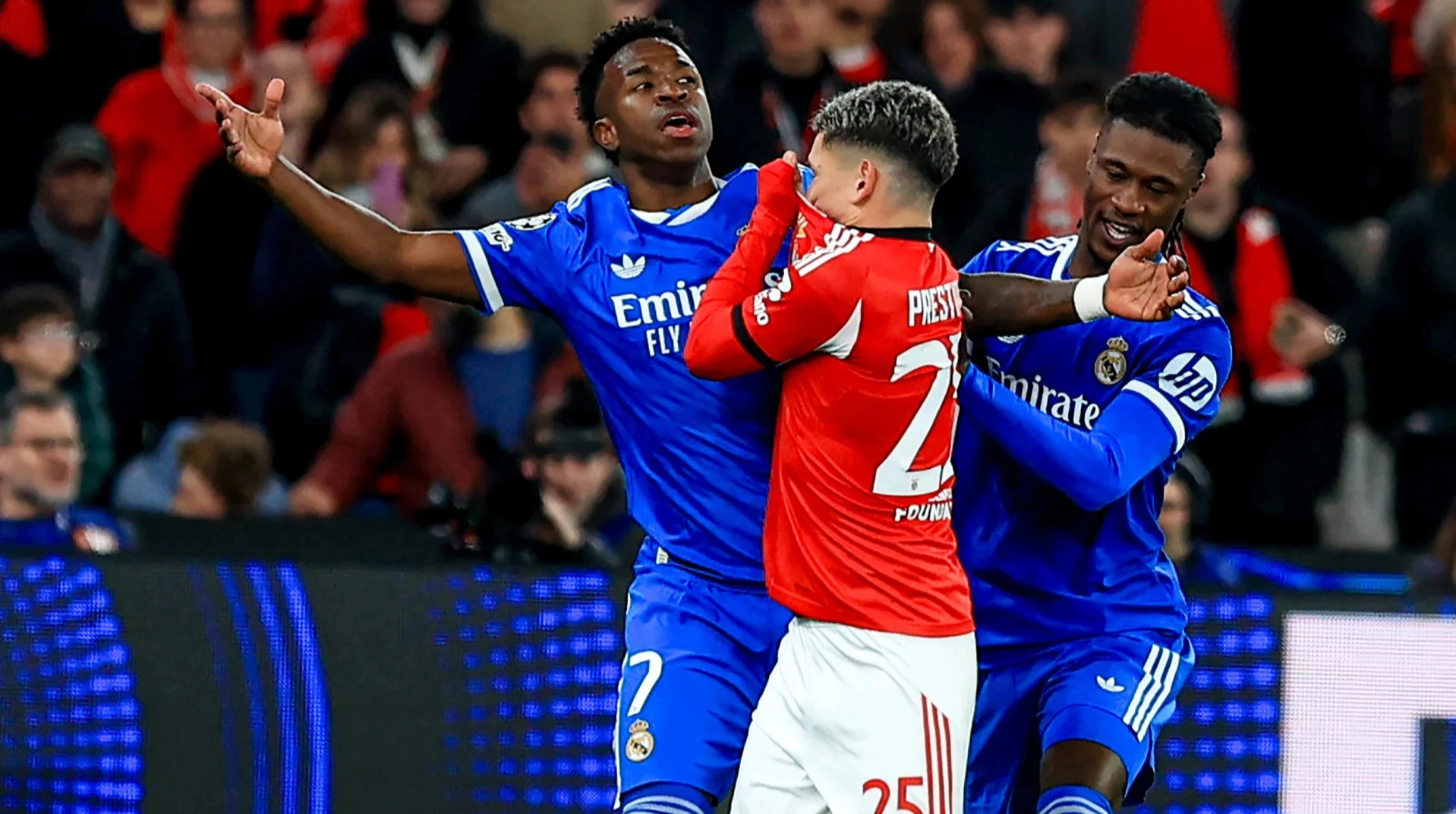 Престіанні отримав шість матчів дискваліфікації за інцидент з Вінісіусом