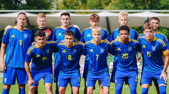 Молодежная сборная Украины победила польский клуб в товарищеском матче