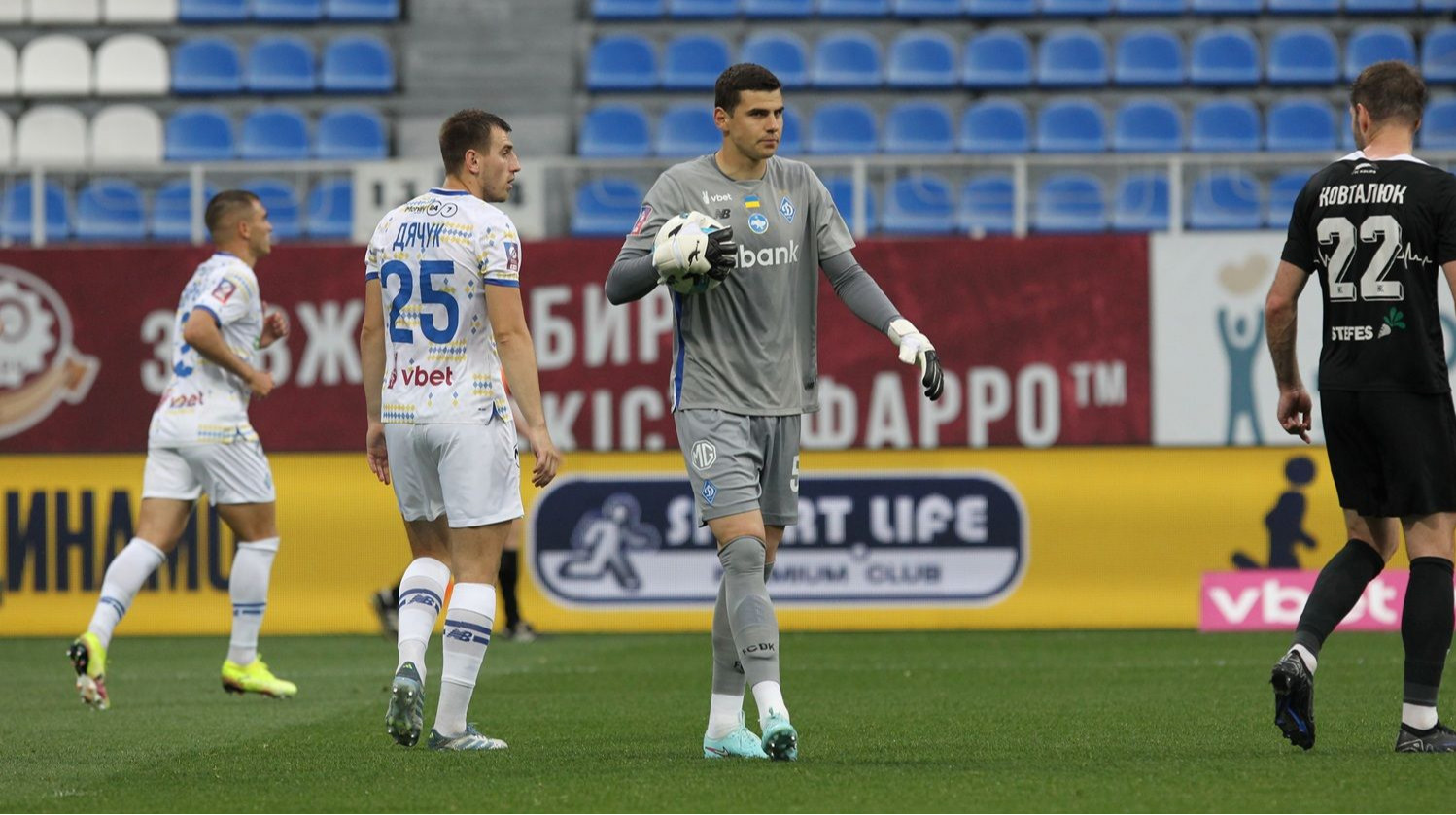 Моргун захищатиме ворота Динамо у матчі 6-го туру УПЛ проти Олександрії