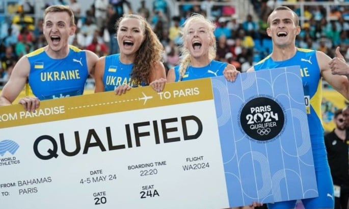 Збірна України здобула олімпійську ліцензію на Світових естафетах-2024 на Багамах