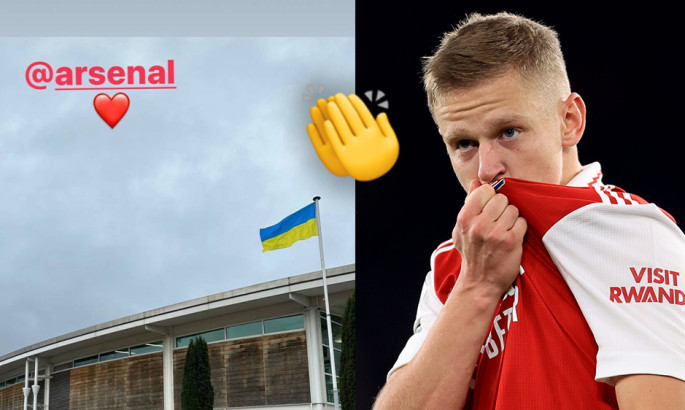 Арсенал вивісив прапор України в себе на базі – Зінченко відреагував дуже тепло