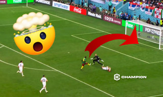 Гравець збірної Камеруну закинув м'яч за комір сербському воротарю на ЧС-2022 - ВІДЕО