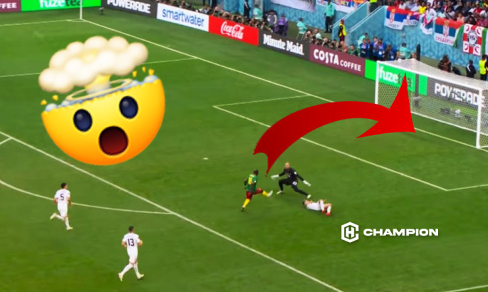 Гравець збірної Камеруну закинув м'яч за комір сербському воротарю на ЧС-2022 - ВІДЕО