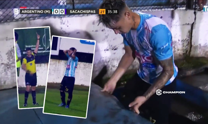В Аргентині вилучили футболіста за те, що він сходив у туалет на полі - ВІДЕО